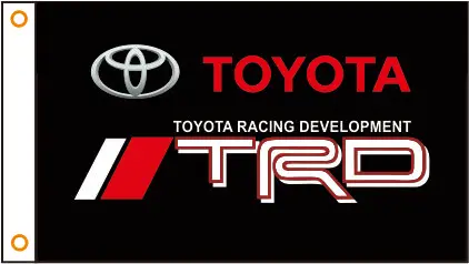 Автомобильный флаг TOYOTA Banner 3 фута x 5 футов 100% полиэстер 013 | Дом и сад