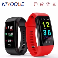 NIYOQUE F07 умный Браслет Водонепроницаемый Монитор сердечного ритма кровяное давление кислородный монитор фитнес-трекер браслет Relogio