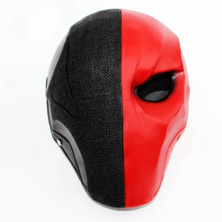 Хэллоуин сезон стрельбы маски с детстроуком полное лицо Маскарад Deathstroke аксессуары для косплея Терминатор полимерный шлем маска