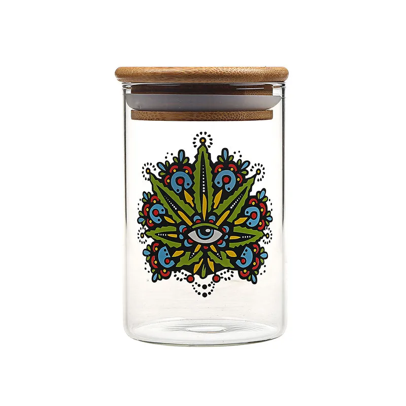 glass herb jar 01