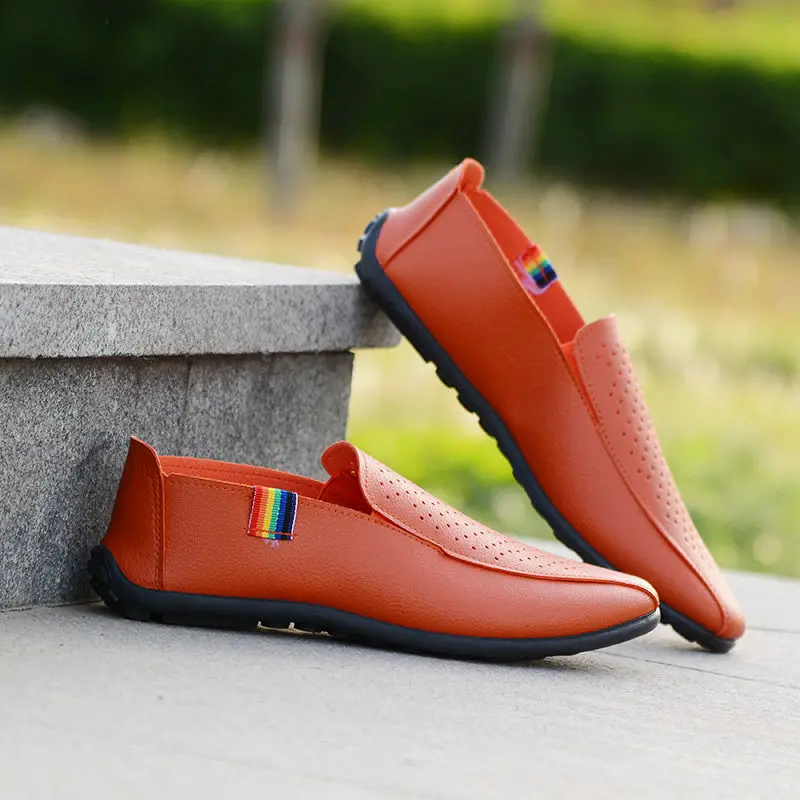 

Sycatree 2019 wholesale men Casual shoes genuine leather shoes Men outdoor driver shoes leather sandals for men Beach shoes