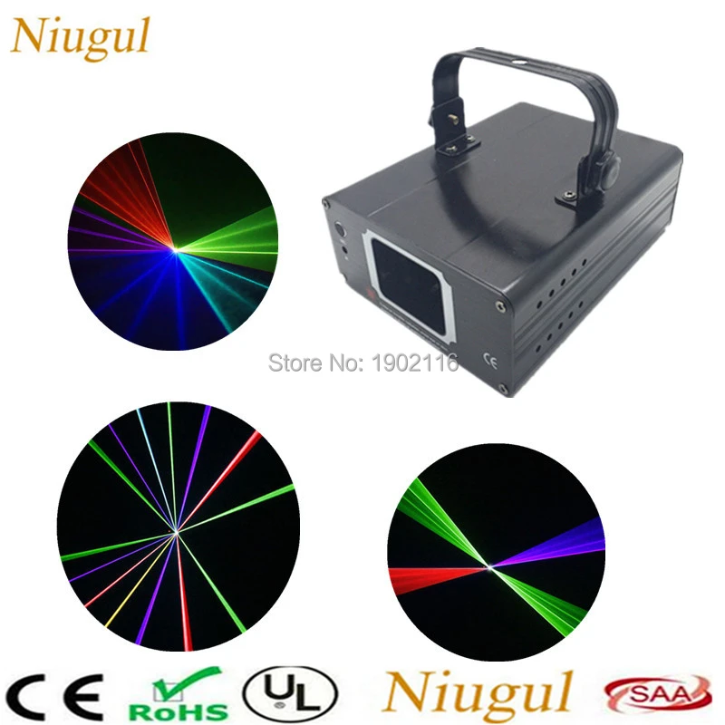 

Niugul RGB Full Color 450mw DMX512 Laser Line Scanner Stage Lighting Effect Projector Light DJ Dance Bar Xmas Party Disco Lights