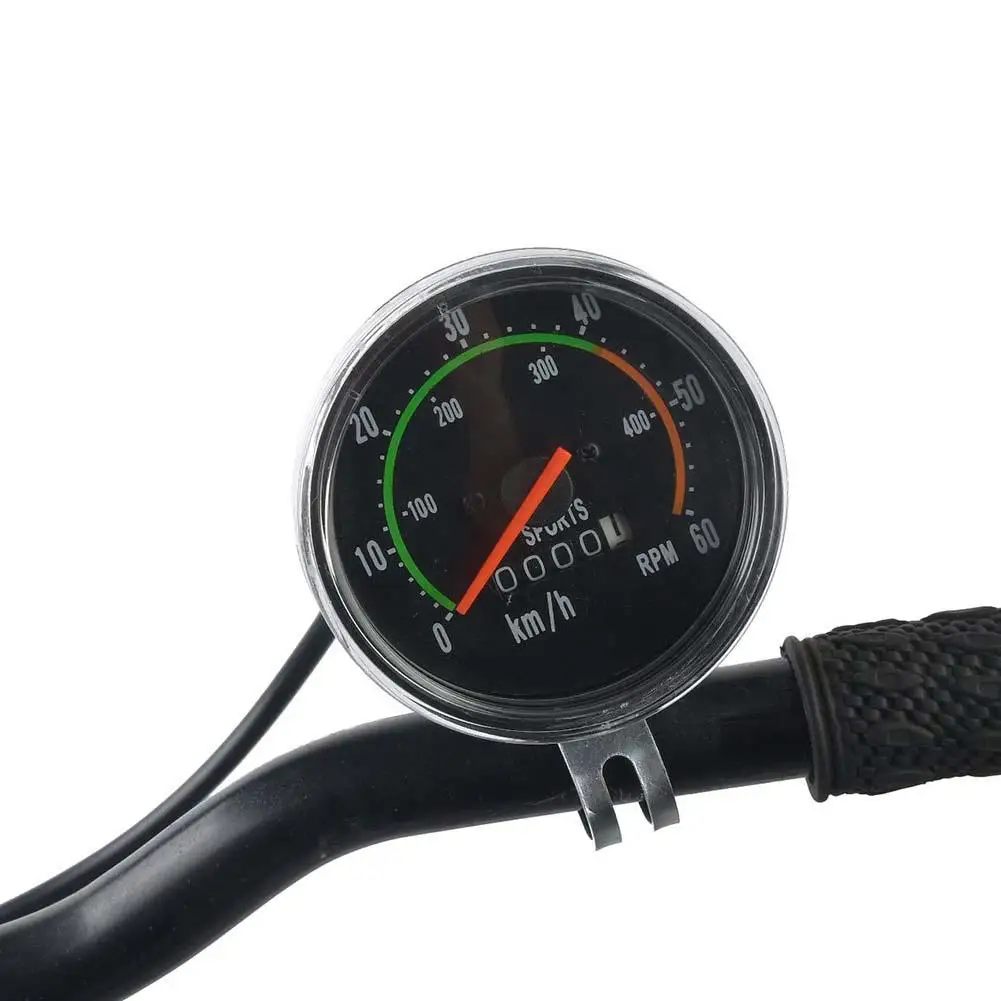 

Bicycle Computer Mechanical Classic Retro Cycling Odometer Stopwatch Wired Speedometer Bike Accessory For 26/27.5/28/29inch Bike