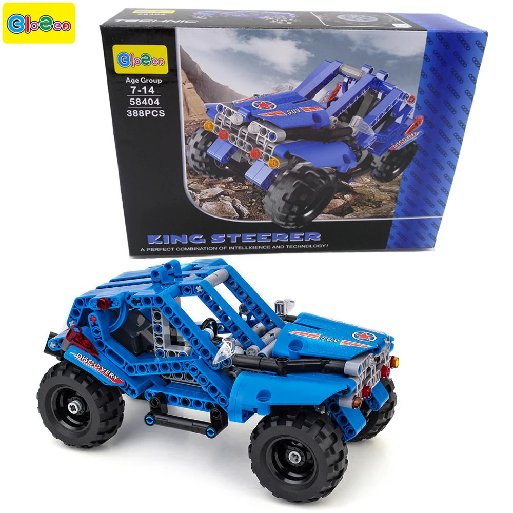 

388pcs model building toys for children boys building blocks toy educational car christmas gift bricks technic parts designer
