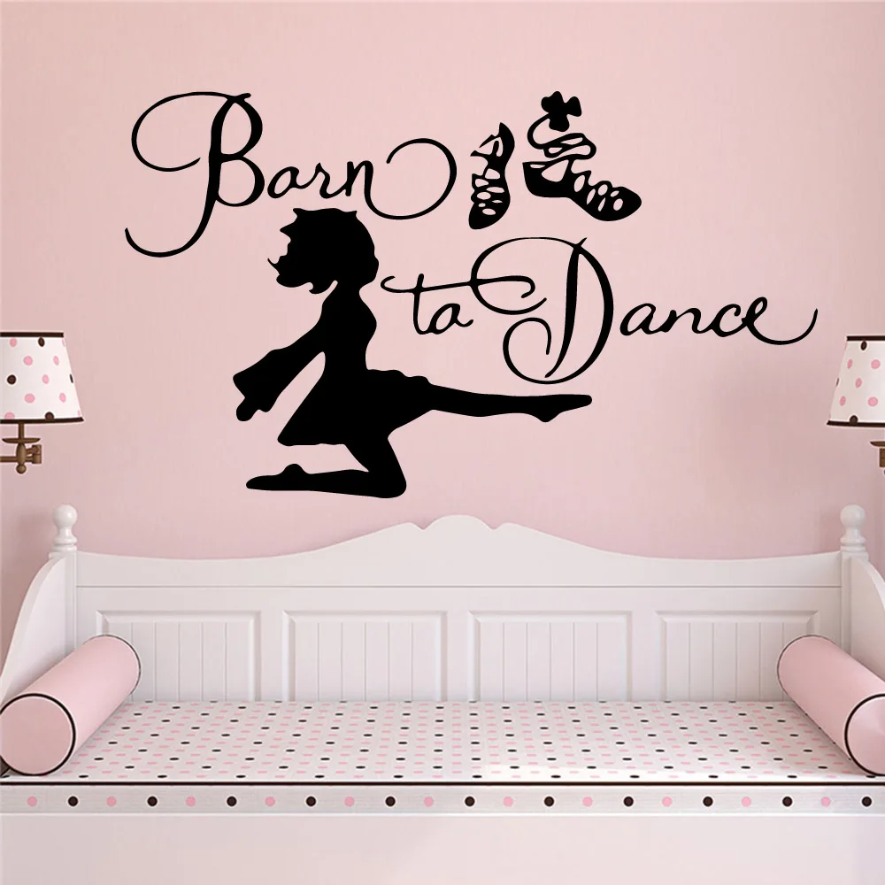 

Free shipping Dance Home Decor Wall Stickers Pvc Wall Decals Diy Home Decoration Accessories
