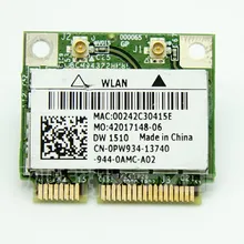 Ноутбук ssea для Dell DW1510 Broadcom BCM94322HM8L BCM4322 2,4 г/5 ГГц ПОЛОВИНА Mini карта pci-e 300 Мбит/с