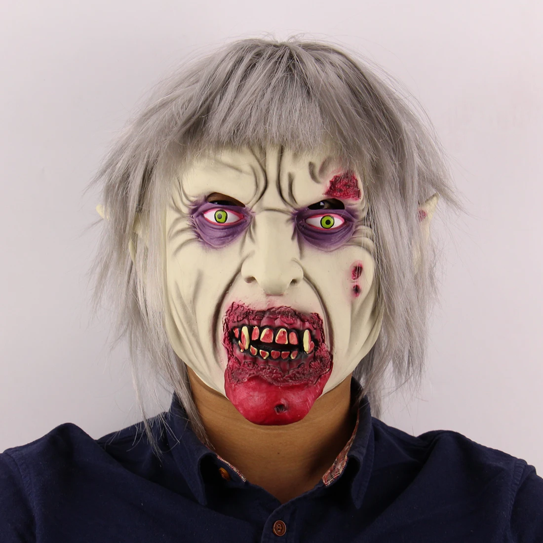 

Halloween Cosplay Terror Masque Demon Halloween Horror Devil Masks Vampire Boodly Evil Killer Mascaras Adult Costume Horn Mask