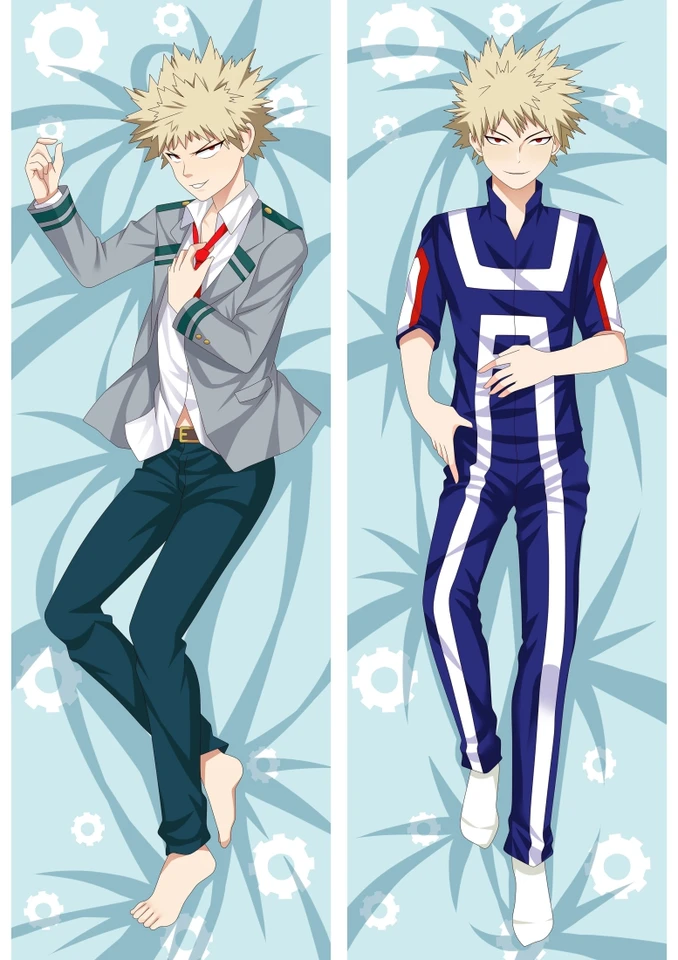 Hot Sale Japanese Anime My Hero Academia Bakugou Katsuki Dakimakura Pillowcase Hugging Body Pillow Case Cover Pillow Cases Aliexpress