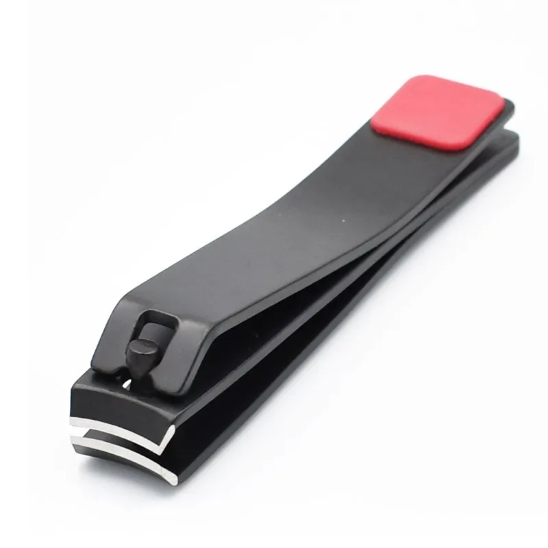 

Black Nail Clippers Stainless Steel Nail Trimmer Fingernail Cutter Professional Manicure set For Men & Women