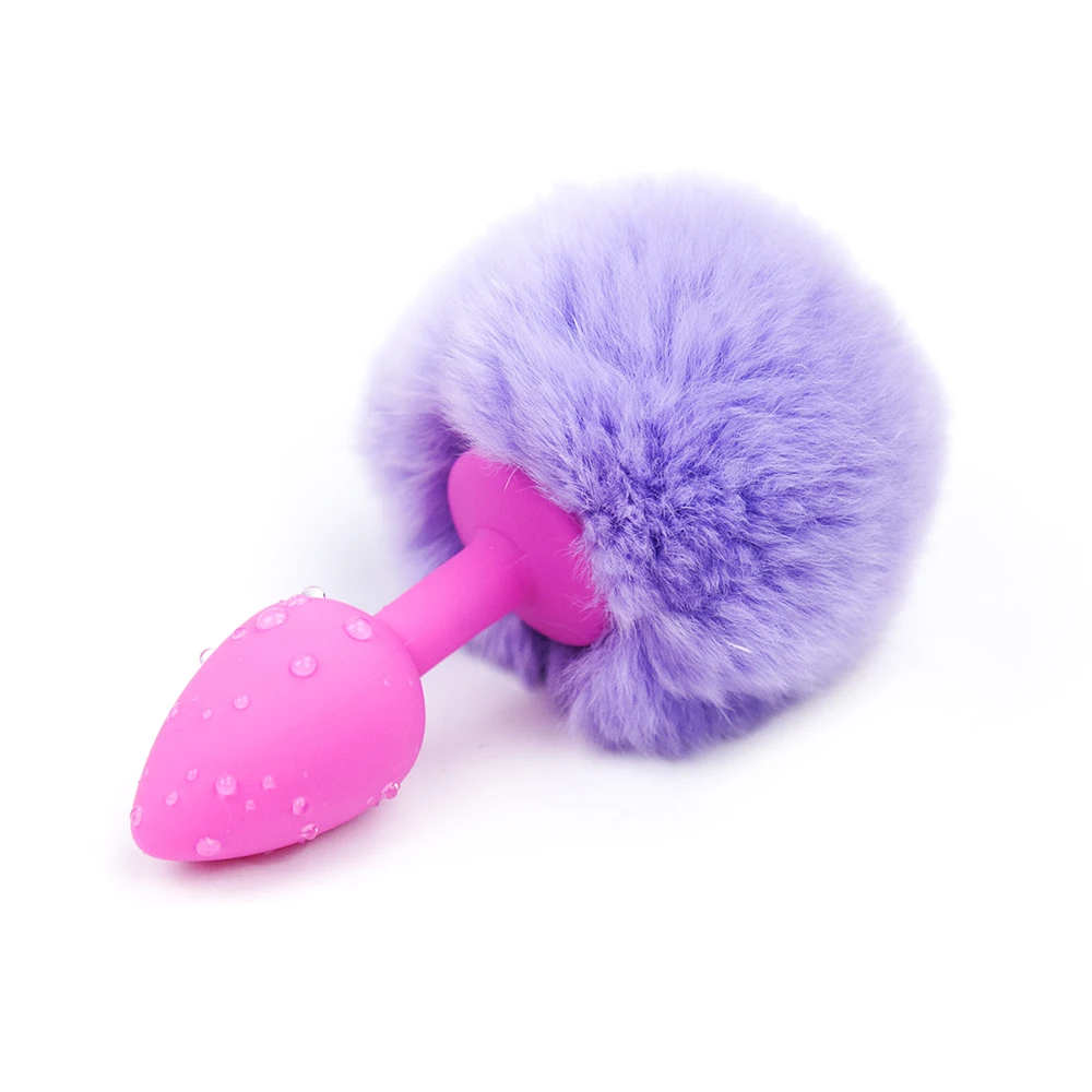 

Citygirl Plug Fluffy Ball Butt Insert Toy Silicone Rabbit Tail Gags & Practical Jokes Toy