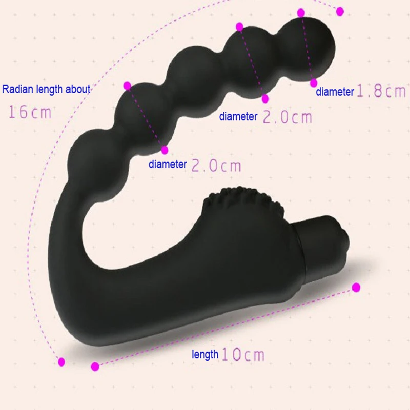 5pcs Pull Beads Chain Anal Plug Silicone Dildo G-spot Vibrator Erotic Toys Prostate Massage Adult Sex for Men |