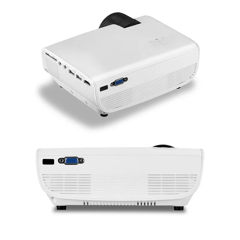 Wi-Fi полный высокой четкости ЖК-проектор EU Plug US AU Plug 1080P Мини Проект домашний медиа Speler proyector мини pico проектор