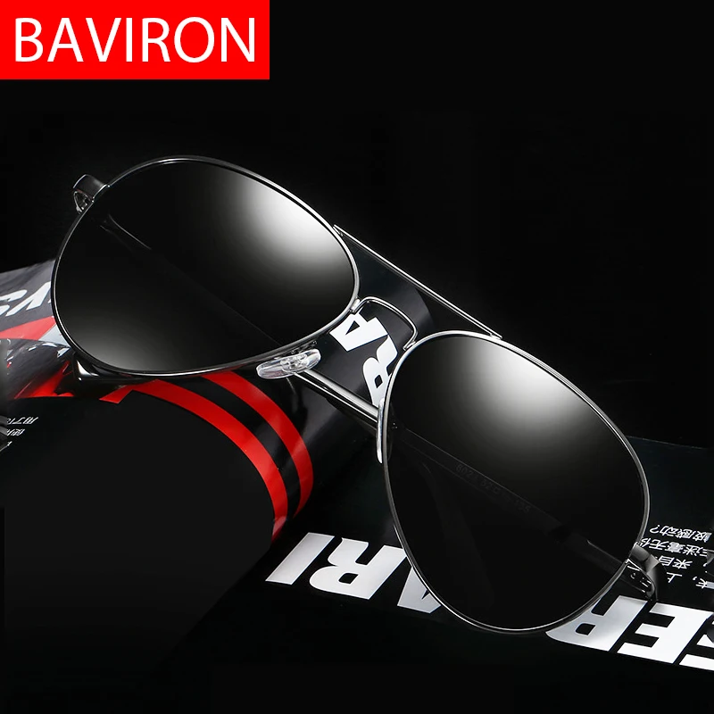 

BAVIRON Classic Pilot Sunglasses For Man Colorful Mirrored Polarized Sun Glasses Blank Package For Dropshipping Model