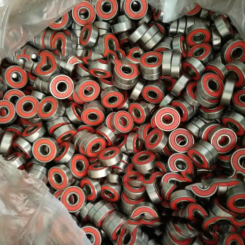 New 10Pcs 608zz Titanium Iron Rolling Skateboard Longboard Wheel Skate Bearings Roller ABEC-7 Set Skate Shoes Ball Bearing
