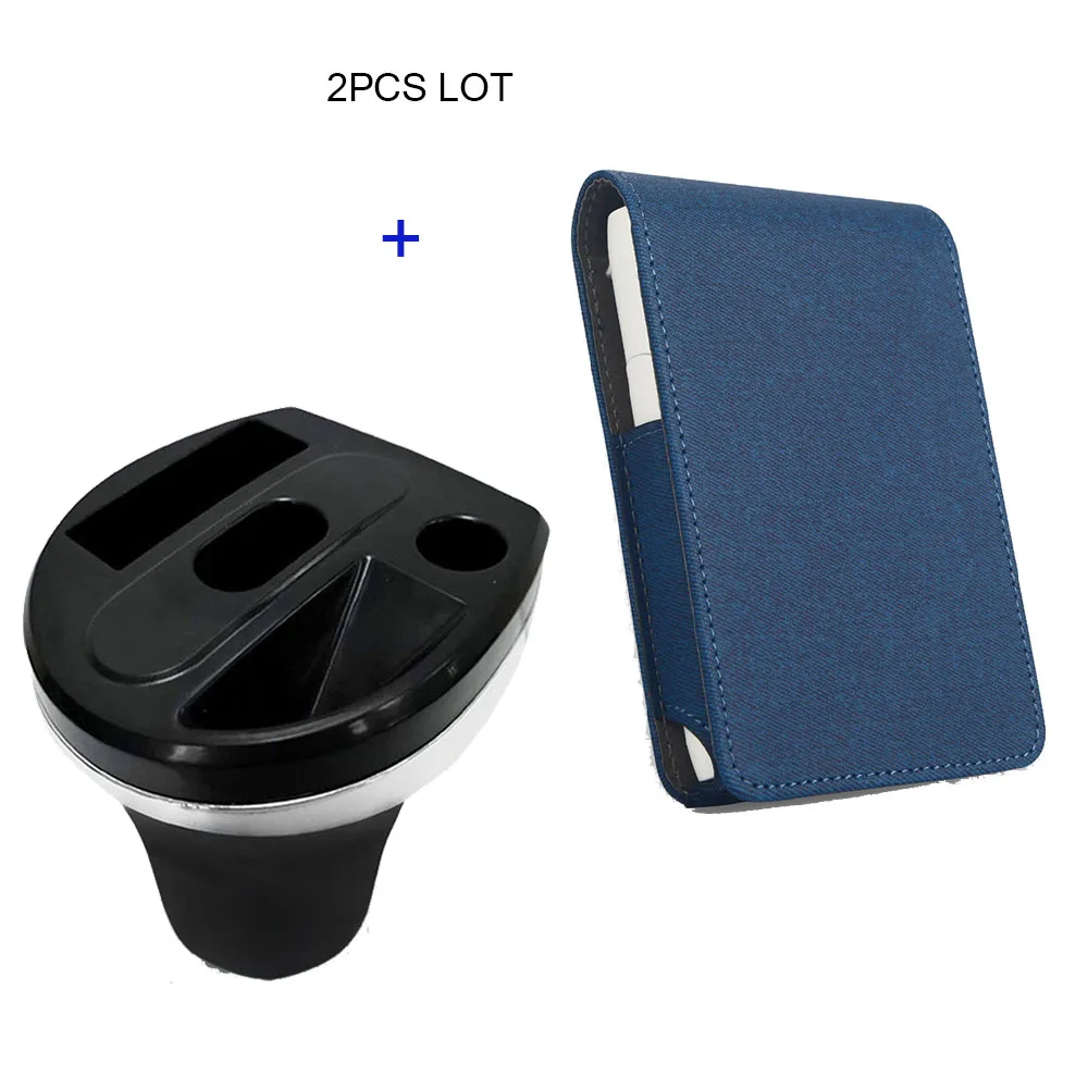 

JINXINGCHENG Flip Wallet Pouch Bag Case for Iqos Multi 3.0 Holder Box Leather Case and Charger for Iqos 3.0 Multi Charging