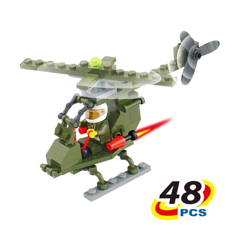 KAZI-Educational-Toys-Helicopter-Building-Blocks-Small-Particles-DIY-Action-Figure-brinquedos-Toys-Best-Gift-For