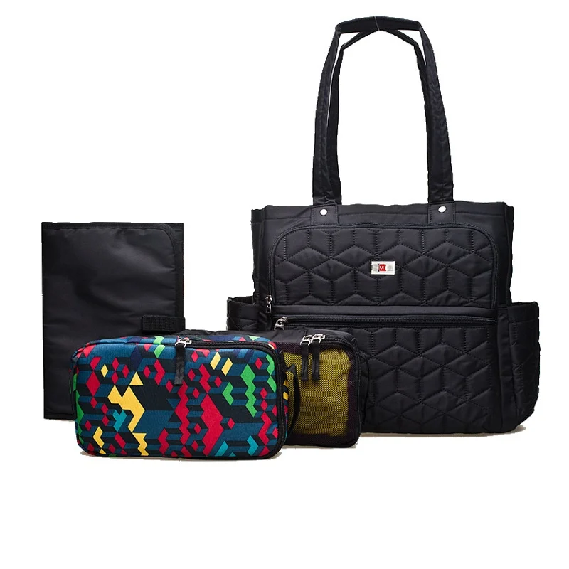 Brand Baby Stroller Diaper Bag Organizer Changing Nappy Bags Wet Mummy Maternity Bag For Diapers Mom Handbag Black Travel Bags Brand Baby Stroller Diaper Bag Organizer Changing Nappy Bags Wet Mummy Maternity Bag For Diapers Mom Handbag Black Travel Bags