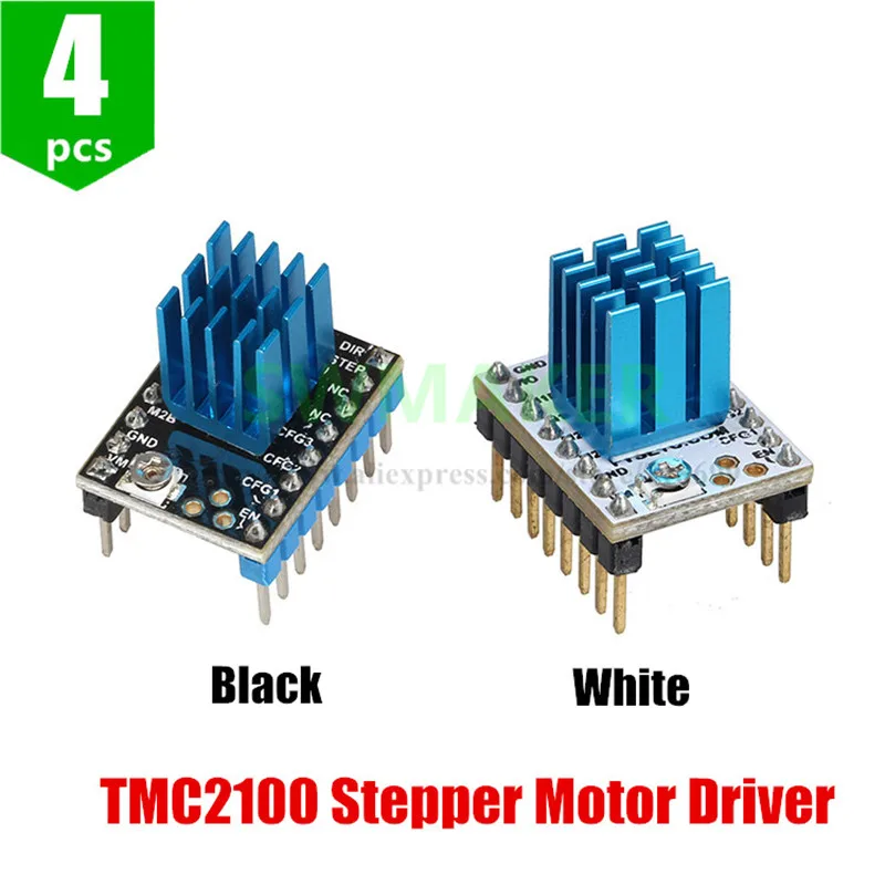SWMAKER 4 шт./лот MKS TMC2100 Драйвер шагового двигателя 256 разделение Ультра тихий модуль