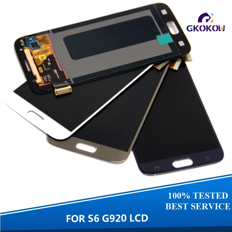 

LCD Screen For Samsung Galaxy S6 G920 G920F Phone LCD Touch Display Frame Digitizer+Tool