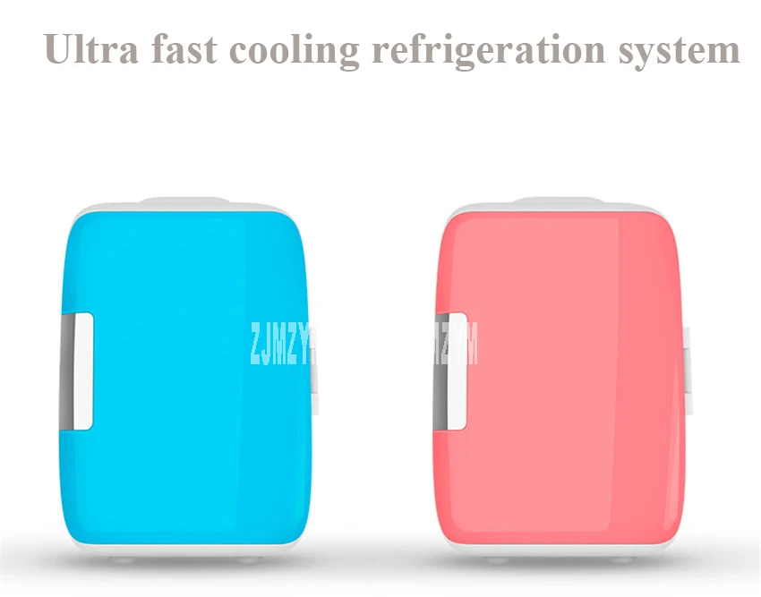 Новый портативный 5L мини-холодильник для автомобиля, дома, двойного назначения, 12 В, многофункциональный, для спальни, для дома