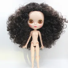 Blygirl, Blyth куклы, черные кудрявые волосы, 19 и 7 суставов новые куклы, нормальная раковина, 1/6 куклы, обнаженные куклы