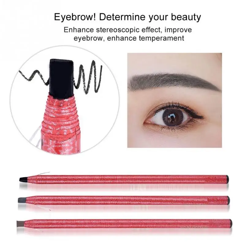 Semi-permanent Microblading Tattoo Drawing Eyebrow Pencil Tool Positioning Waterproof Long lasting Eyebrow Enhancer Pen Semi-permanent Microblading Tattoo Drawing Eyebrow Pencil Tool Positioning Waterproof Long lasting Eyebrow Enhancer Pen