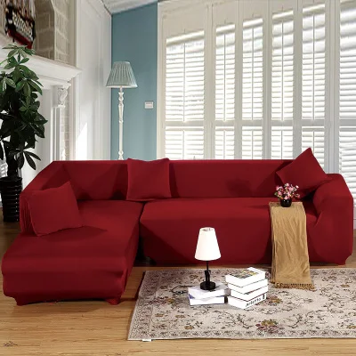 Новое поступление уплотненный всесезонный нескользящий универсальный чехол для дивана эластичный универсальный чехол для дивана - Цвет: mahogany