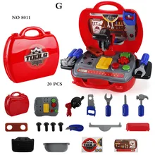 Игрушки для моделирования детский игровой дом антистрессовая игрушка ролевые игры детские инструменты для ремонта игровой чемодан детская пластмассовая игрушка набор