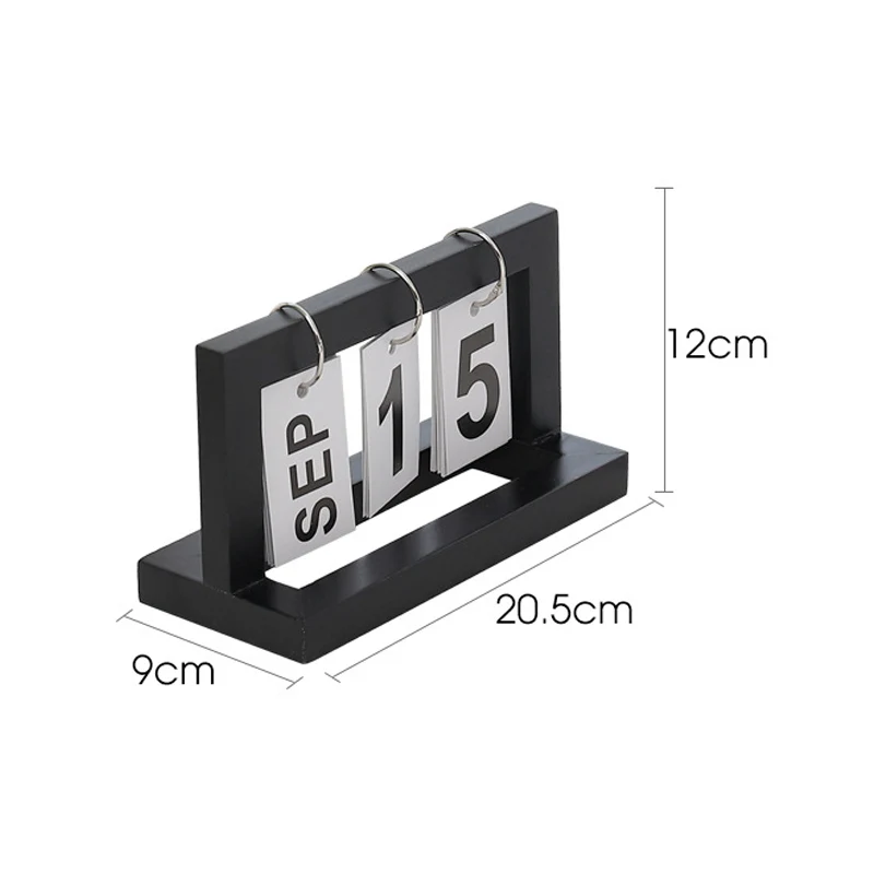 Творческий простой деревянный INS флип календарь Настольный офис украшение стол украшает скандинавские маленькие украшения для кабинета украшение комнаты