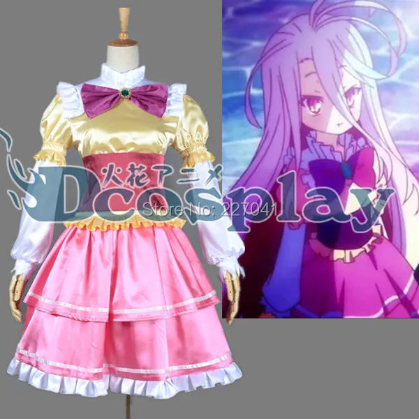 Без игры без жизни Сиро Косплей костюмы Бесплатная доставка|cosplay costume|shiro cosplaycosplay