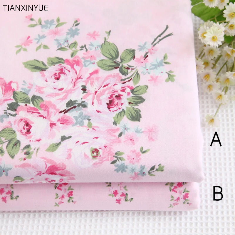 100 Cotton Fabric Victoria Pink Roses Bedding Fabric Diy For Sewing Patchwork Cushion Home Textile Fabrics Fabric For Outdoor Cushions Fabric Traditionfabric Flowers For Sale Aliexpress