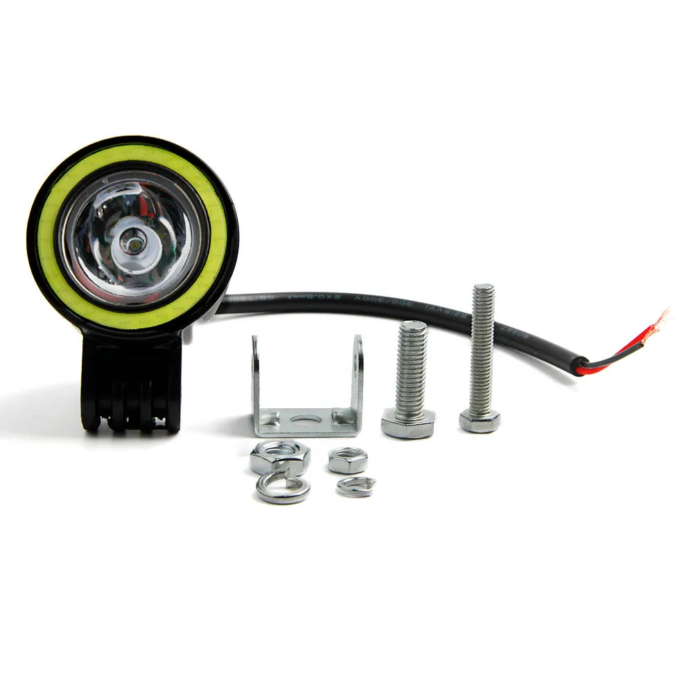 

1 PCS 12 V Proof High COB Water + High Power Chip Led Car Motorcycle Headlight #614