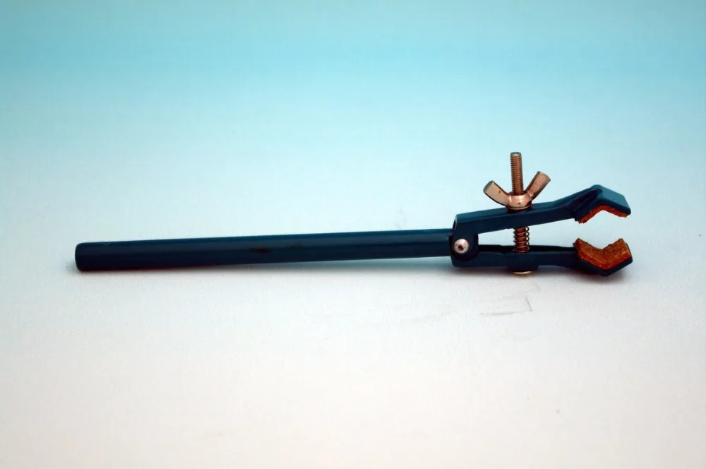 Laboratory Equipment Two Prong Flask Test Tube Extension Clamp Plastic