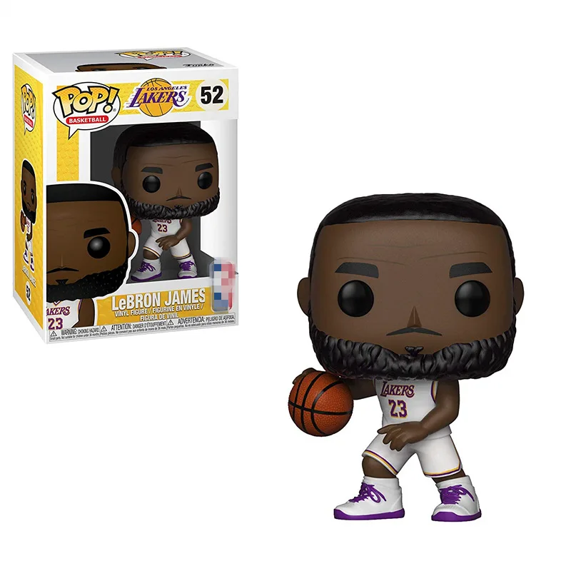 

Official Funko pop Sports: Basketball Player Lakers - Lebron James (White Uniform) Vinyl Action Figure Collectible Model Toy