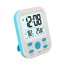 EAAGD Digital Electronic Humidity Meter Hygrometer Thermometer with Backlight Alarm Clock Humidity Gauge Temperature Humidity