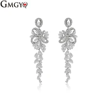 GMGYQ Pendientes Mujer Moda кубический циркон дизайнерские серьги для женщин Роскошные корейские ювелирные изделия Nieuwe Mode briloft Sieraden