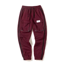 Осенне-зимние Цветные Лоскутные ветрозащитные штаны-шаровары для мужчин, дизайн, высококачественные спортивные штаны с эластичной резинкой на талии