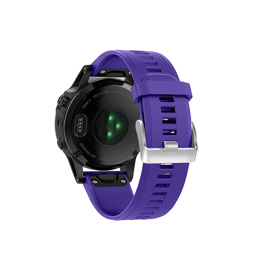 Силиконовый спортивный ремешок для Garmin Forerunner 945 935 смарт-ремешок для часов Quick Release Easyfit сменный ремешок на запястье ремень - Цвет ремешка: Purple