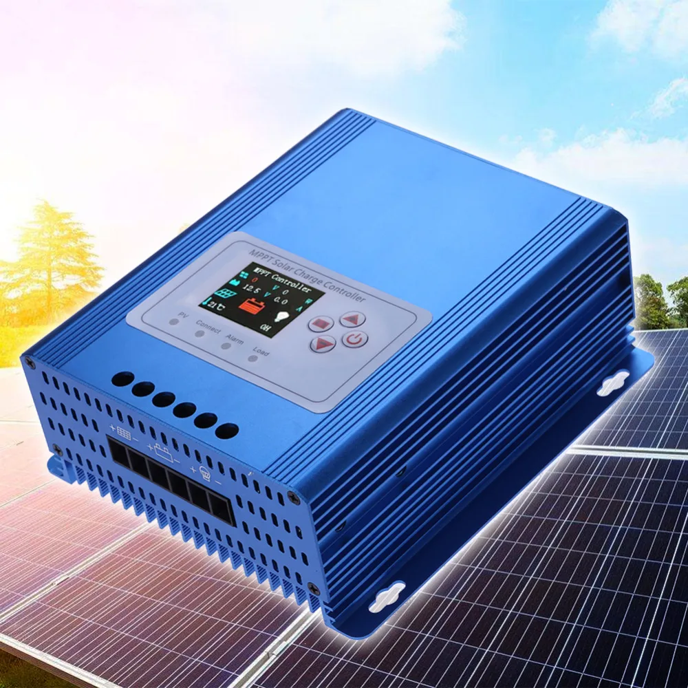 

LCD Display Solar Charge Controller MPPT 30A 12/24/48V Solar Panel Controller Regulator Charge Battery Protection Multiple Load