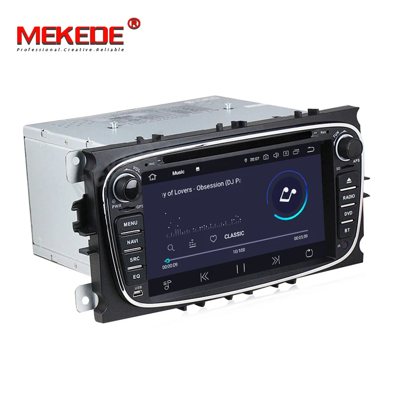 Flash Deal MEKEDE 2 Din Car Radio Android 9 For FORD/Focus/S-MAX/Mondeo/C-MAX/Galaxy Car Multimedia Video DVD Player GPS USB DVR WIFI FM/AM 3