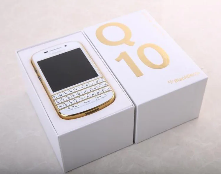 Разблокированный мобильный телефон Blackberry Q10 8MP 2GB ram 16GB rom сенсорный экран+ Qwerty клавиатура