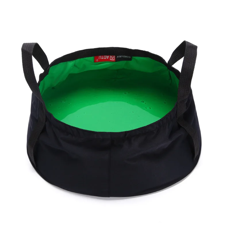 30*14 см Открытый Портативный рыболовный мешок складной автомобильный рыболовный мешок 8.5L рыболовный сухой мешок Кемпинг рыболовные снасти аксессуары сумка - Цвет: Зеленый