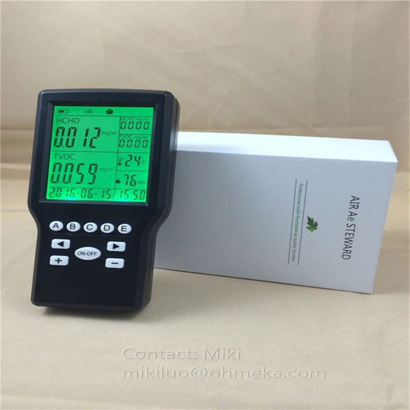 Household Indoor Formaldehyde Detector Air Monitor Formaldehyde TVOC Tester