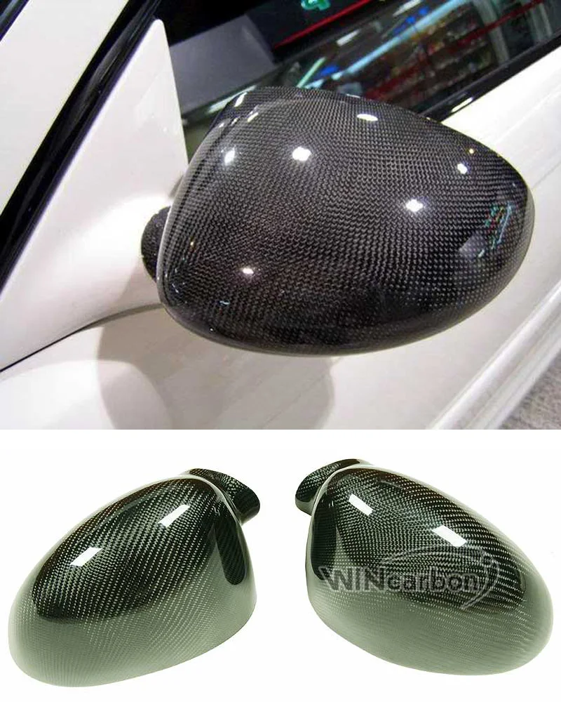 

REAL CARBON FIBER MIRROR COVER TRIM 1pair for BMW 2000-2006 E46 M3