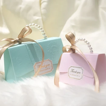 

2019 new romantic wedding candy boxes european pearl gift cases wedding favors and gifts box party supplies baby shower party