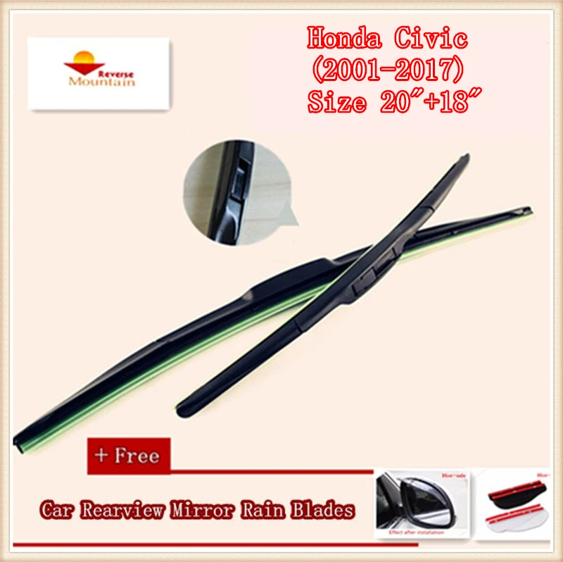 2006 Honda Civic Si Windshield Wipers Size