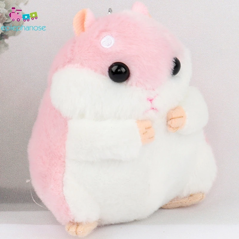 Милый Kawaii плюшевый брелок для ключей маленькие куклы хомяки Мультяшные животные