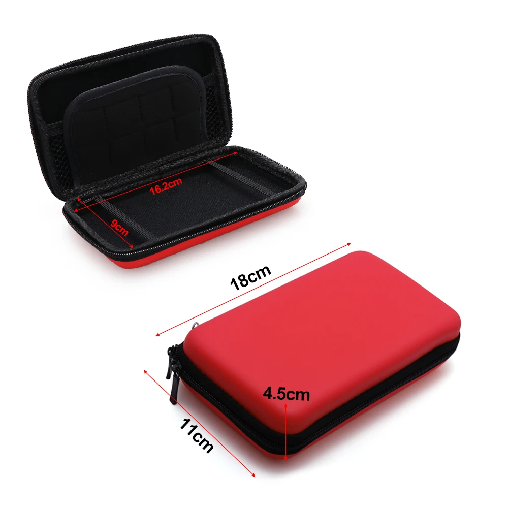 Jeebel Nintend جديد 2DS XL حالة ل جديد 2DS XL الصلب إيفا واقية حقيبة للتخزين غطاء حامل فوندا لعبة وحدة Nintend 2DS حالة