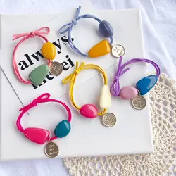 1 шт. Instagram конфеты-цветная бандана Леди шнурок для волос резинка эластичный ободок хвостик держатель зажим, аксессуар для волос Горячая