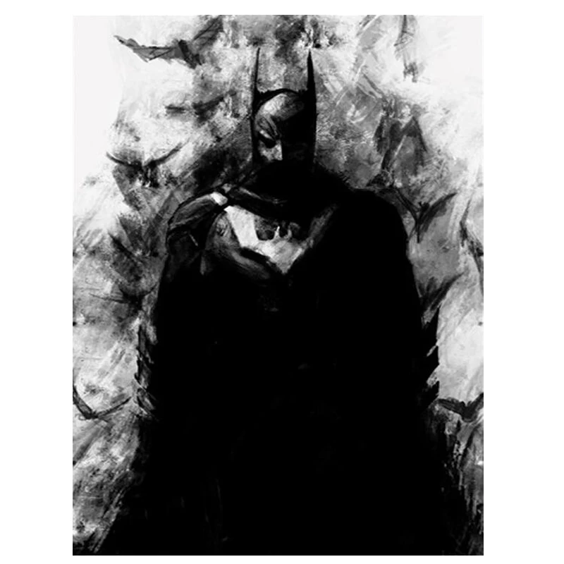 3D Diamond Embroidery 5D DIY Diamond Painting Batman Movie Diamond